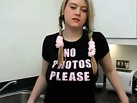 Syrup on her tits