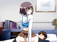 Sexy anime teen fucking hard cock