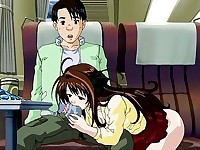 Hentai blow job in the public place