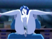 Sweet chick seduces boss in lewd hentai