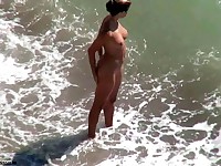 Naked gal beach spyca